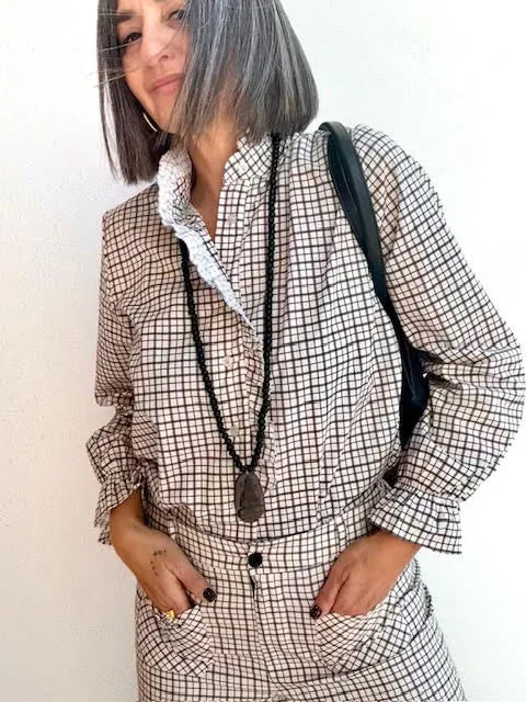 Collar Bola Madera & Buda