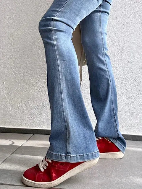 Pantalones Tejanos Flare
