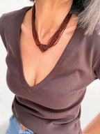 Gargantilla Alondra Marrón