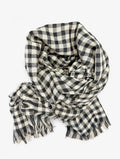 Fular Cuadros Gris