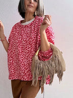 Bolso Bombonera Piel Ante