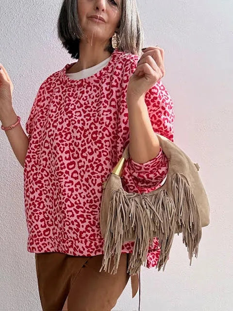 Bolso Bombonera Piel Ante