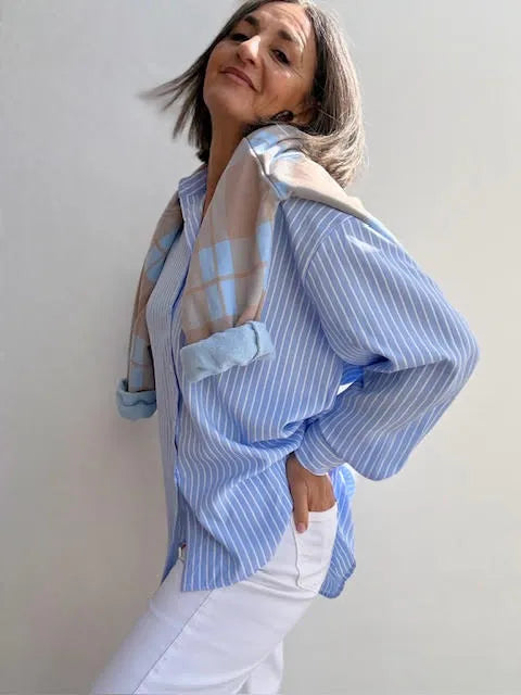 Camisa Raya Celeste