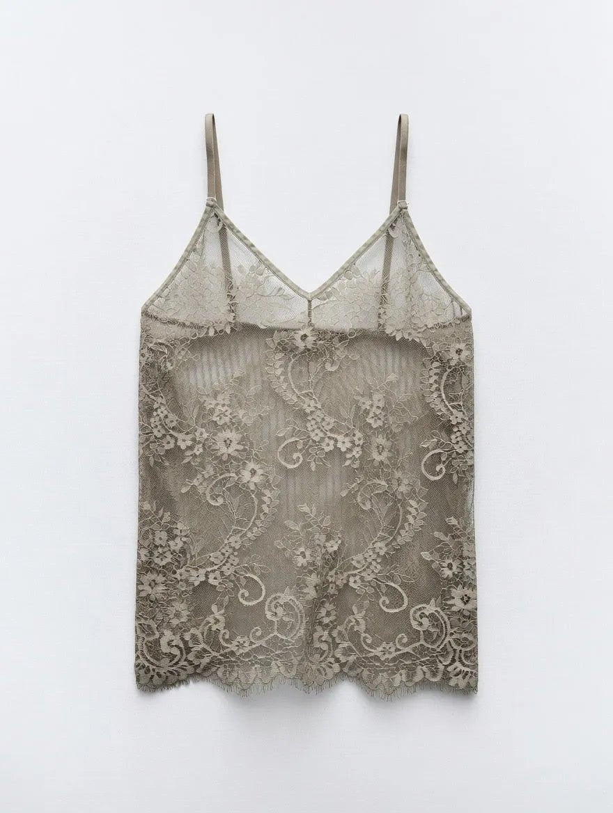 Lencero en Blonda Taupe