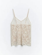 Top Blonda Beige
