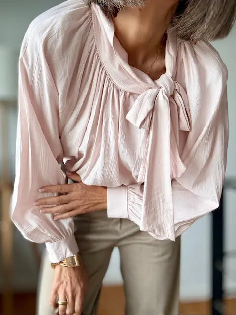 Blusa Marta Lazada Rosa Palo