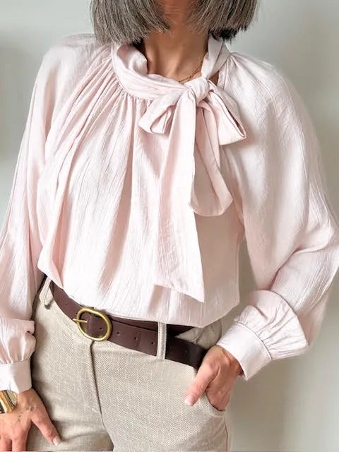 Blusa Marta Lazada Rosa Palo