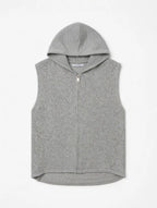 Chaleco Capucha Gris