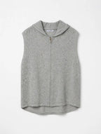 Chaleco Capucha Gris