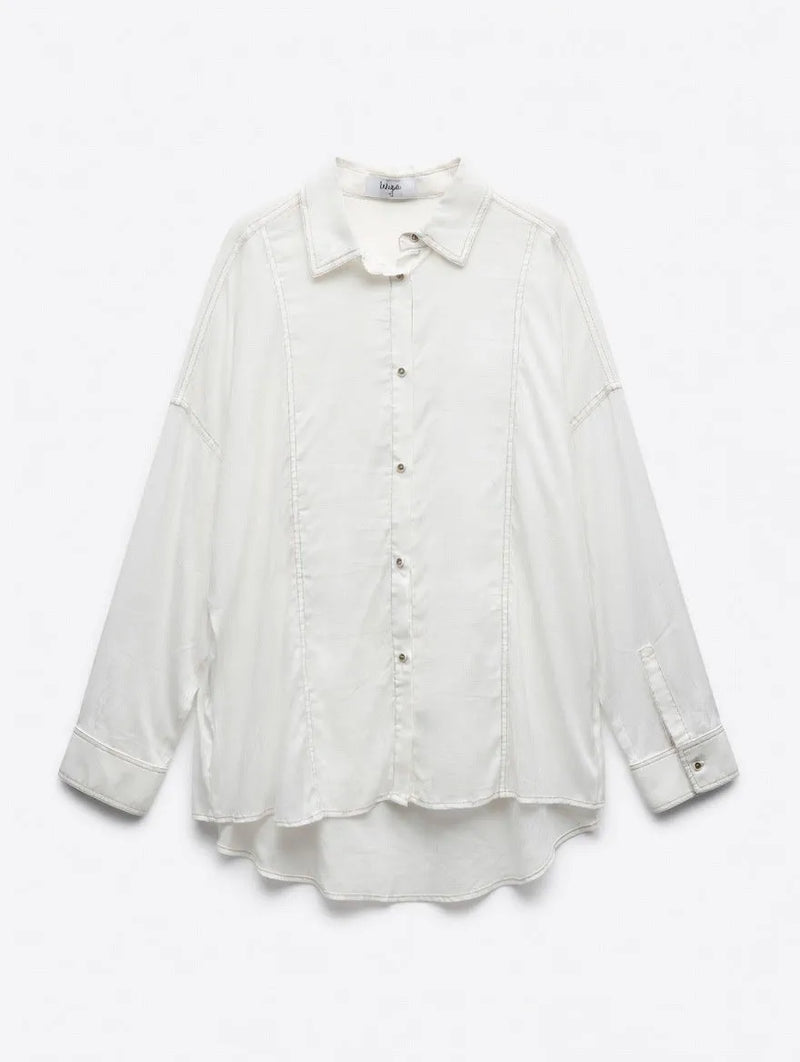 Blusa Oversize Ursula Blanco