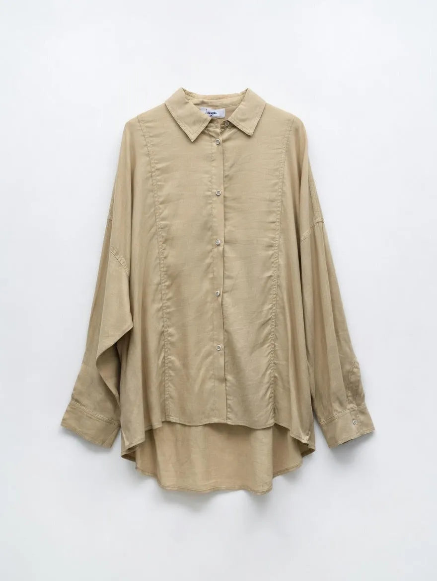Blusa Oversize Ursula Camel