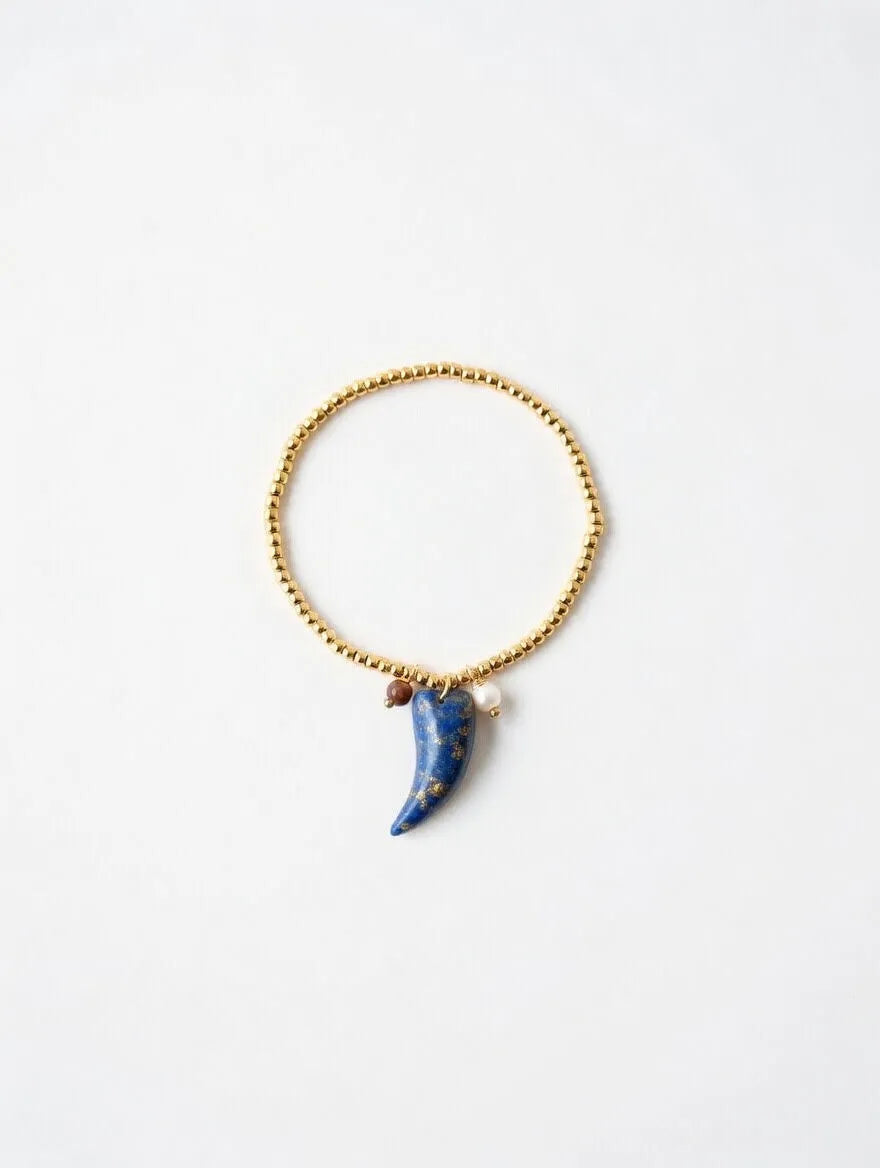 Pulsera Cuerno Azul