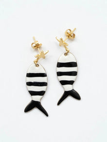 Pendientes  Pez Rayas