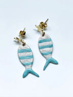 Pendientes  Pez Rayas