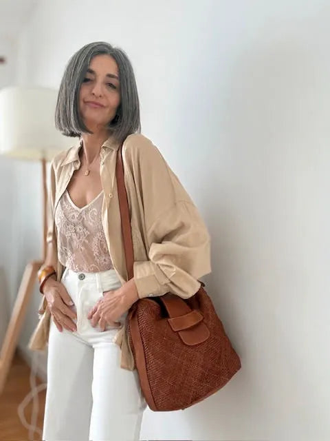 Top Blonda Beige