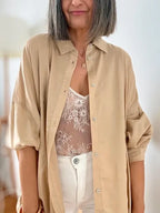 Top Blonda Beige
