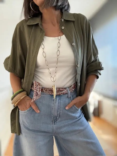 Blusa Oversize Ursula Kaki