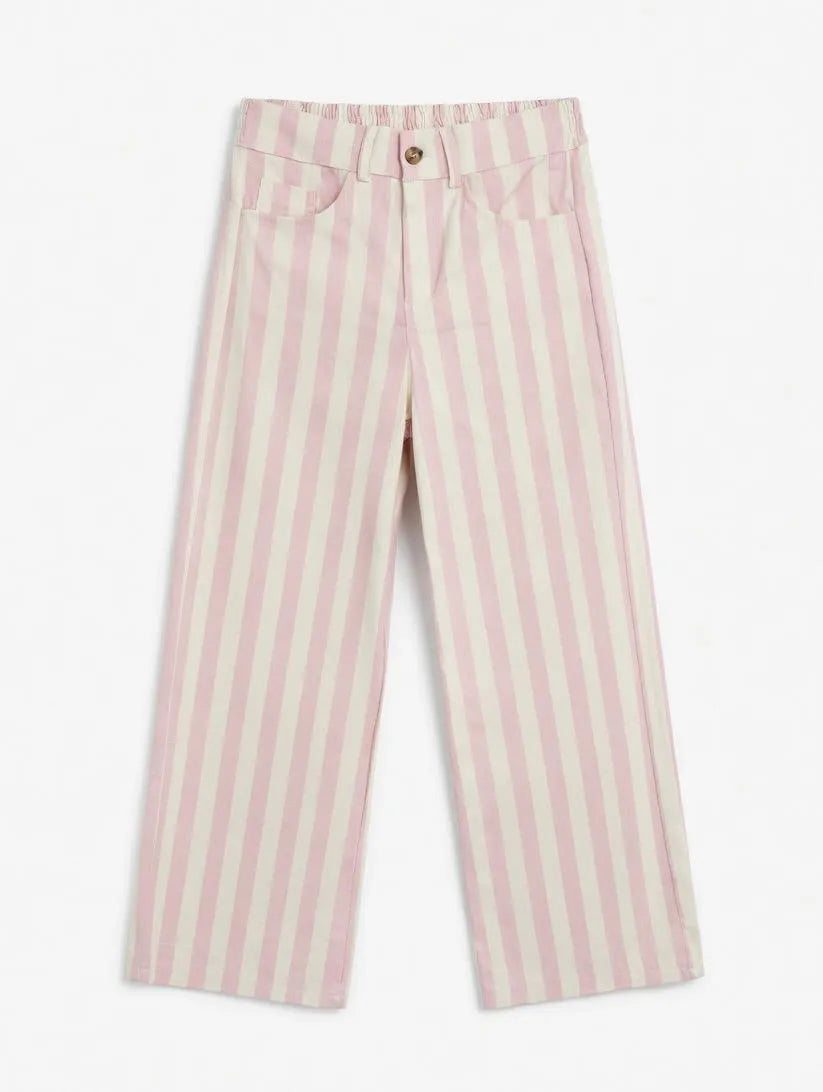 Pantalón Rayas Rosa