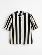 Camisa Rayas N/B