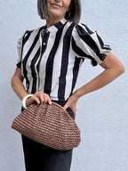 Camisa Rayas N/B
