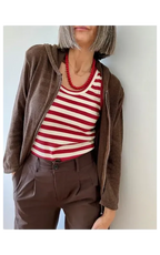 Chaqueta Capucha Choco