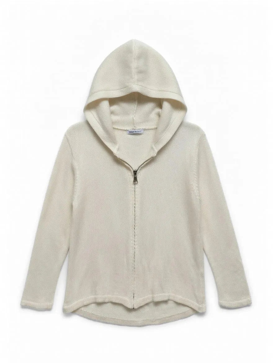 Chaqueta Capucha Crudo