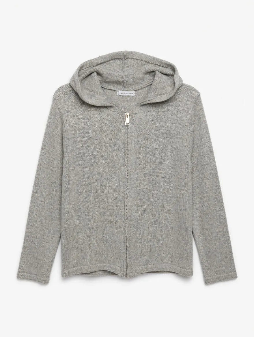 Chaqueta Capucha Gris