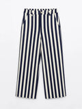 Pantalón Rayas Blanca/Marino