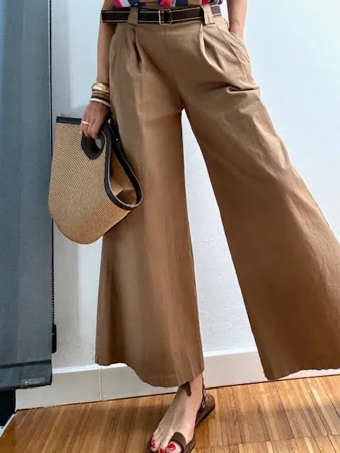 Pantalones Loren Camel