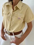 Blusa Arcoiris Amarillos Ocre