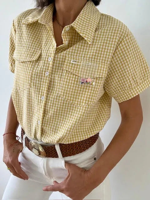 Blusa Arcoiris Amarillos Ocre