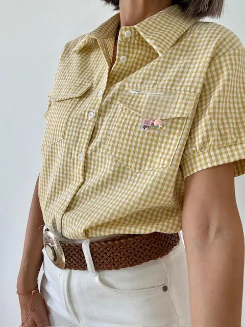 Blusa Arcoiris Amarillos Ocre