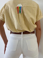 Blusa Arcoiris Amarillos Ocre