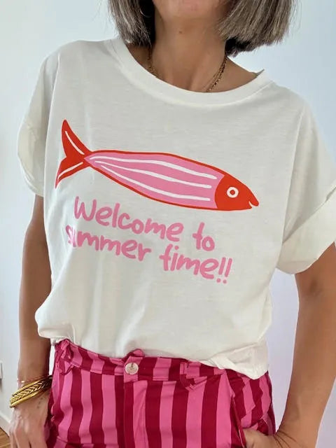 Camiseta Sardinas Welcome