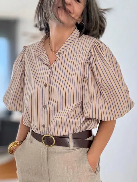 Camisa Carmela Beige