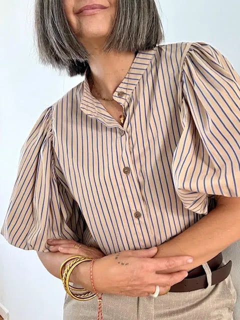 Camisa Carmela Beige