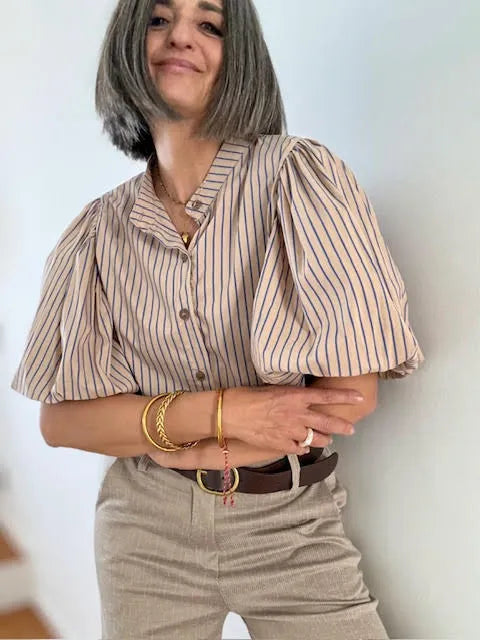 Camisa Carmela Beige