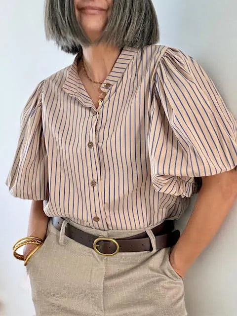 Camisa Carmela Beige