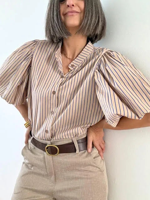 Camisa Carmela Beige