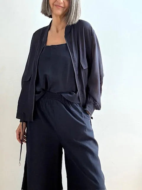 Bomber Tencel Marino