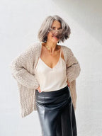 Top Satinado Vainilla