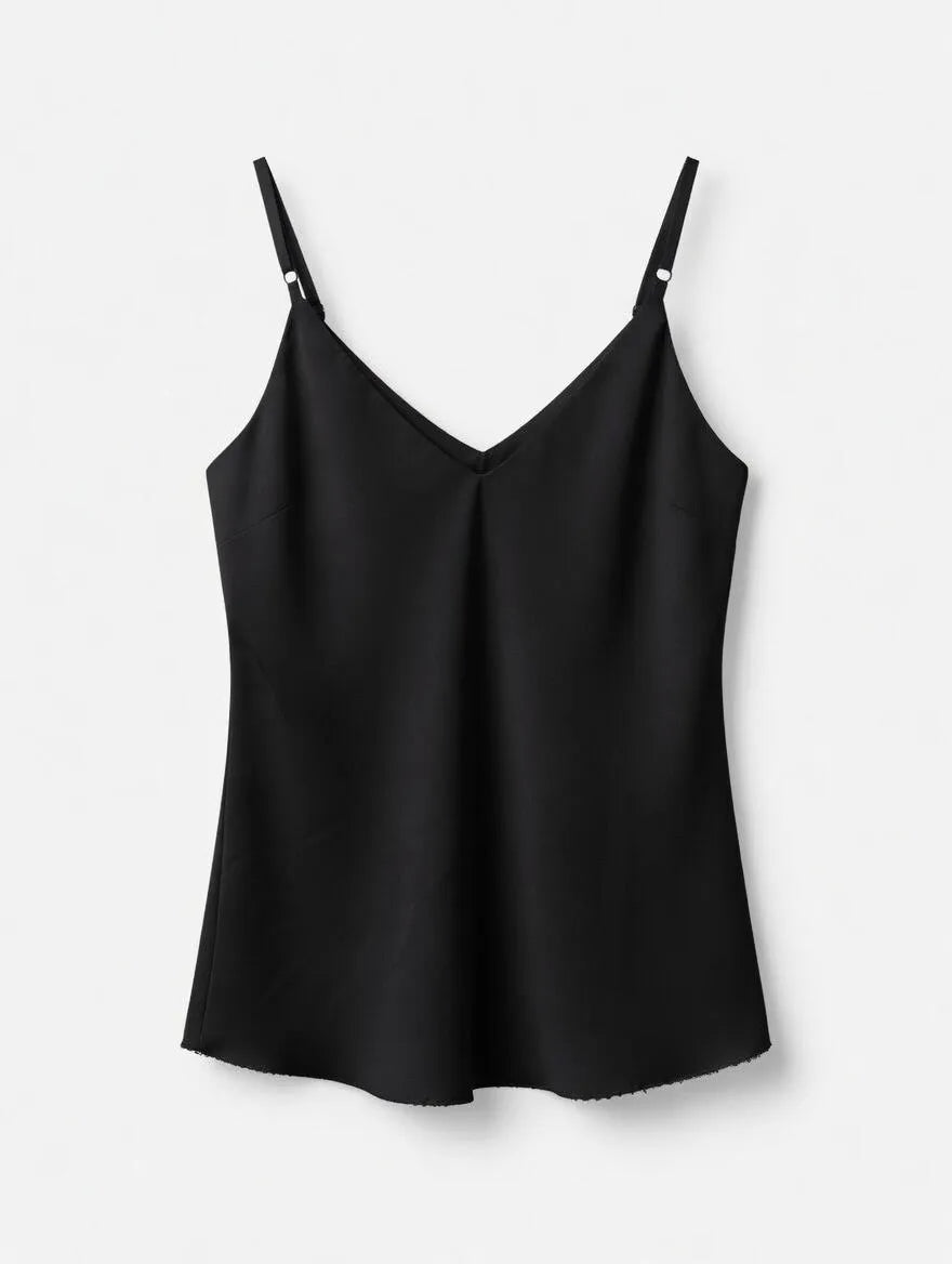 Top Satinado Vainilla
