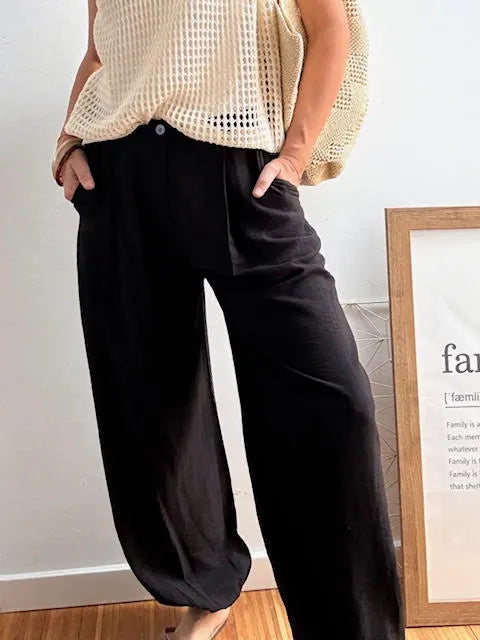 Pantalones Bombacho Pilar Negro
