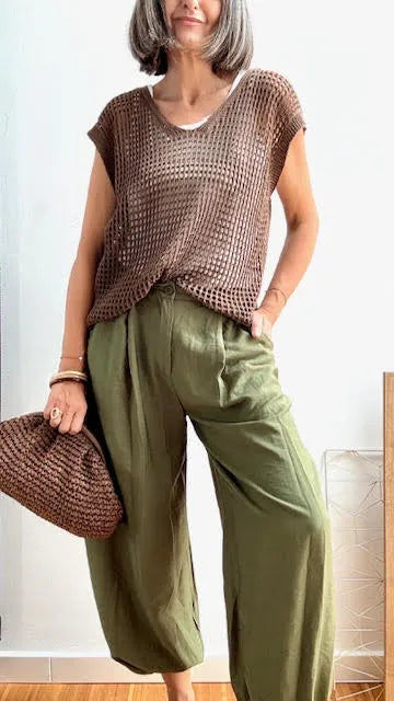 Pantalones Bombacho Pilar Verde