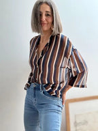 Camisa Rayas Seda