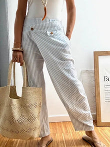 Pantalones Cruzado Celeste