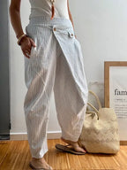 Pantalones Cruzado Celeste