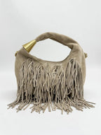 Bolso Flecos Piel Ante