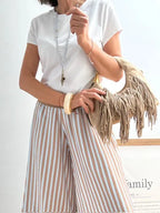 Bolso Flecos Piel Ante