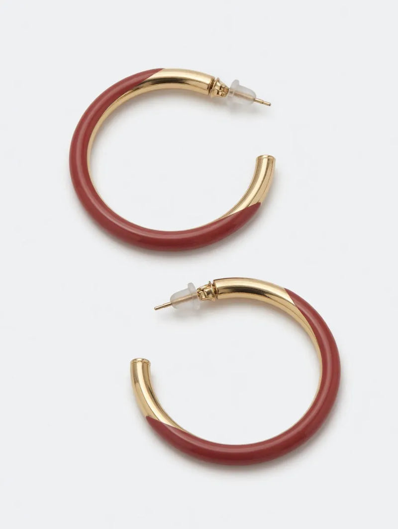 Pendientes Aros Lacados